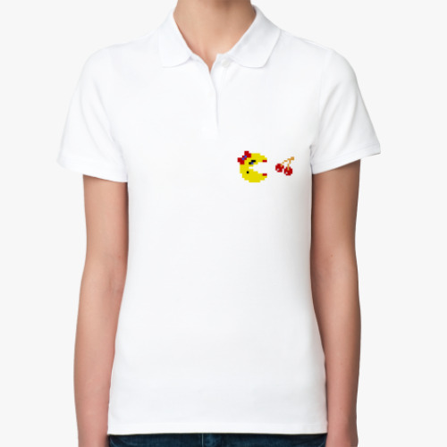 Женская рубашка поло  Ms Pacman