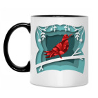 Кружка двухцветная