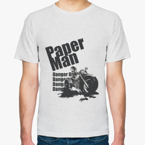 Футболка с принтом Paper man