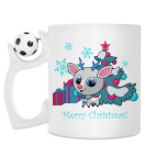 Кружка с футбольным мячиком