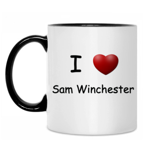 Кружка I Love Sam Winchester