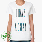 Женская футболка органик