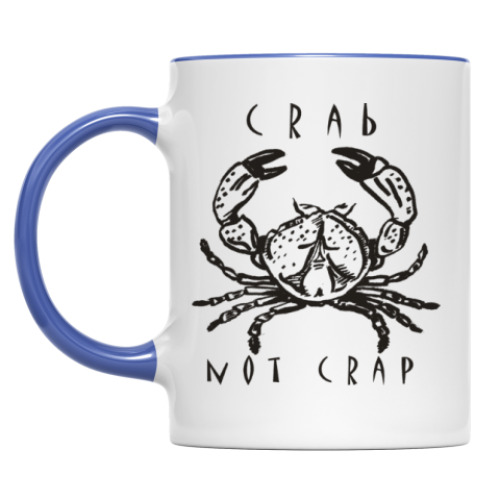Кружка с принтом Краб