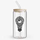 Банка с бамбуковой крышкой