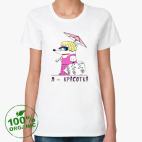 Женская футболка органик