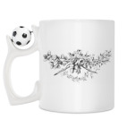 Кружка с футбольным мячиком