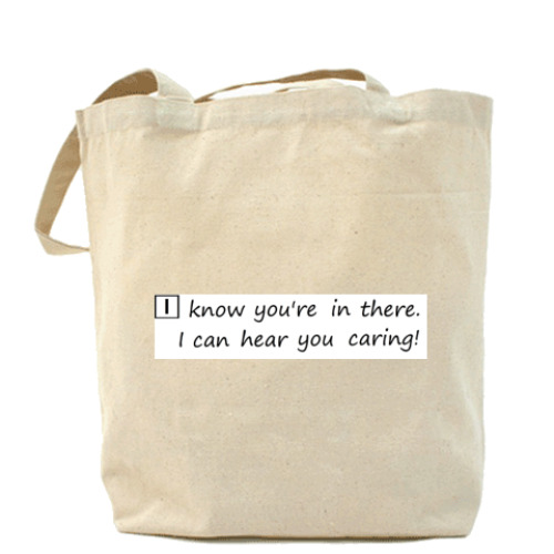 Сумка шоппер с принтом 'Волнуешься!'