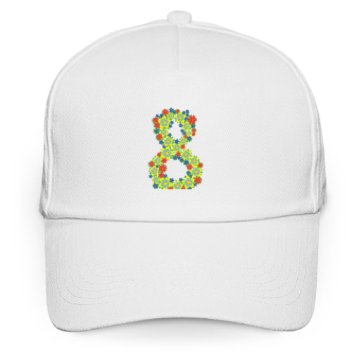 Кепка бейсболка с принтом 8 марта