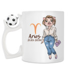 Кружка с футбольным мячиком