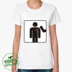 Женская футболка органик