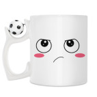 Кружка с футбольным мячиком