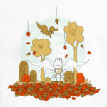 Осенняя Детская футболка