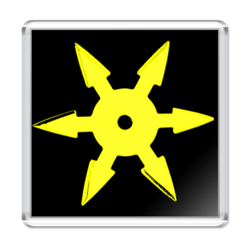 Магнит с принтом   Shuriken