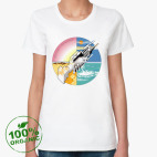Женская футболка органик