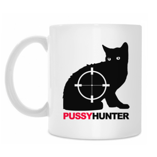 Кружка с принтом PussyHunter