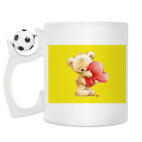 Кружка с футбольным мячиком