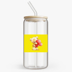 Банка с бамбуковой крышкой