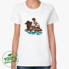 Женская футболка органик