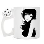 Кружка с футбольным мячиком
