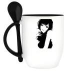 Кружка с ложкой