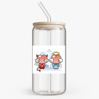 Банка с бамбуковой крышкой