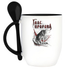 Кружка с ложкой