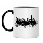 Кружка двухцветная