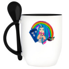 Кружка с ложкой