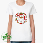 Женская футболка органик