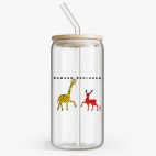 Банка с бамбуковой крышкой