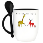 Кружка с ложкой