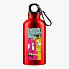 Металлическая бутылка 400 мл UV-DTF