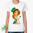 Женская футболка органик