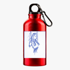 Металлическая бутылка 400 мл UV-DTF