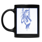 Кружка цветная UV-DTF