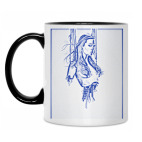 Кружка двухцветная