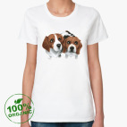 Женская футболка органик