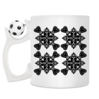 Кружка с футбольным мячиком