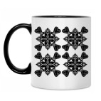 Мозайка черная