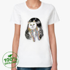 Женская футболка органик