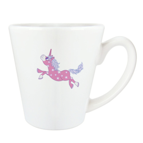 Чашка Латте с принтом Замок на облаках