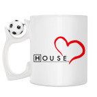 Кружка с футбольным мячиком