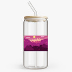 Банка с бамбуковой крышкой