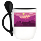 Кружка с ложкой