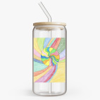 Банка с бамбуковой крышкой