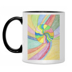 Кружка двухцветная