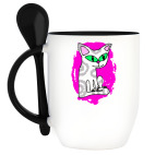 Кружка с ложкой