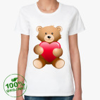 Женская футболка органик