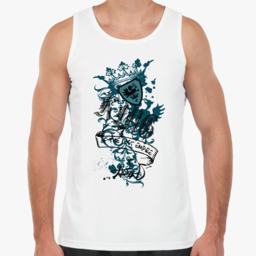 Майка с принтом KING