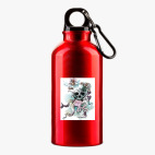 Металлическая бутылка 400 мл UV-DTF